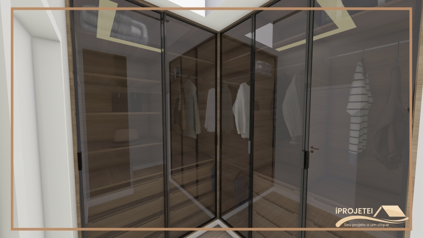 Projetos de casas com closet